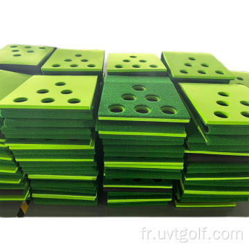 Mat de golf de pong vert